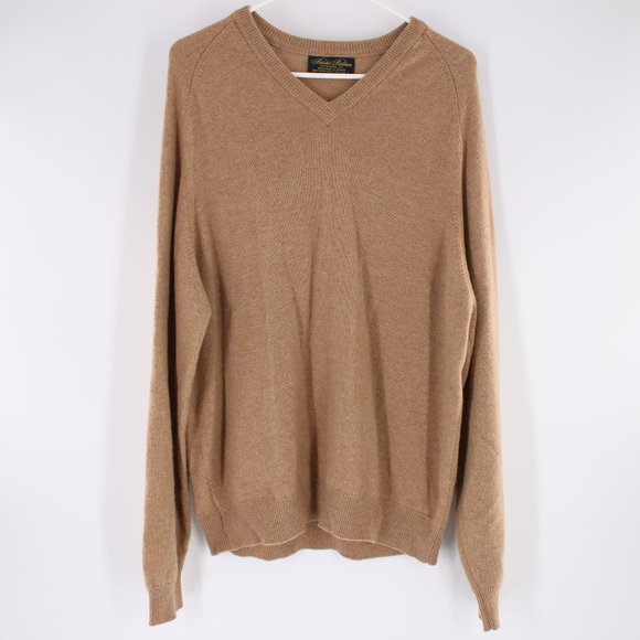 Brooks Brothers Other - Brooks Brothers 100% Cashmere Sweater Camel Tan